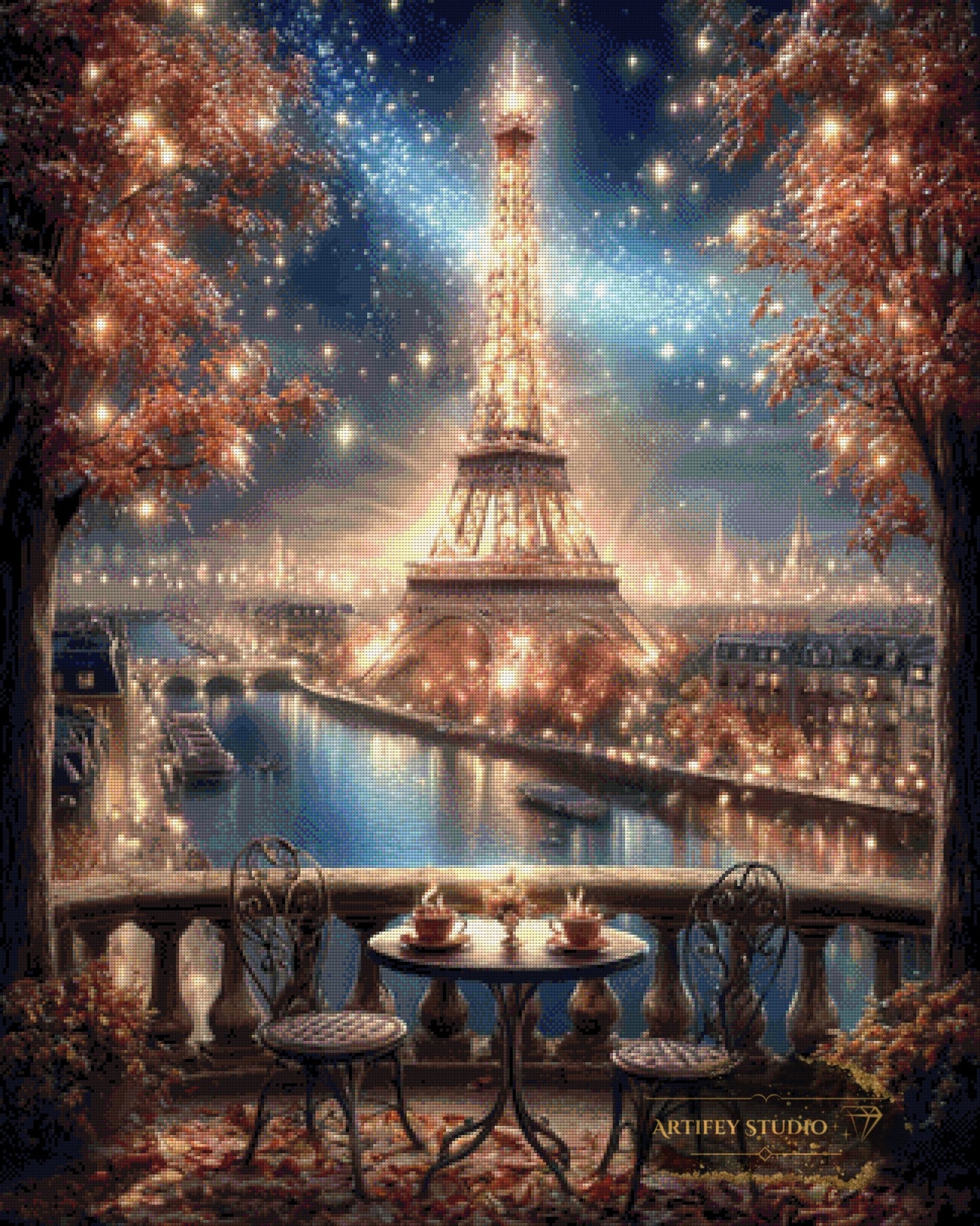 Romance parisienne by LaViie 80x100 mit 190 Farben