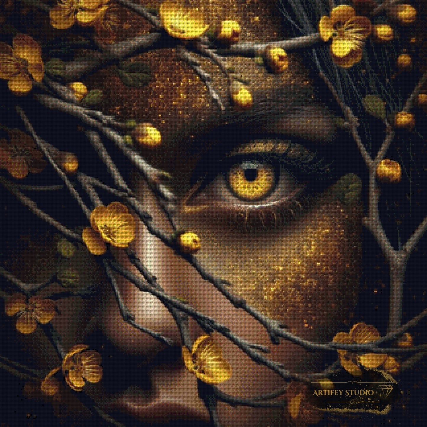 Regard d´Or by Diynamite 80x80 mit 100 Farben