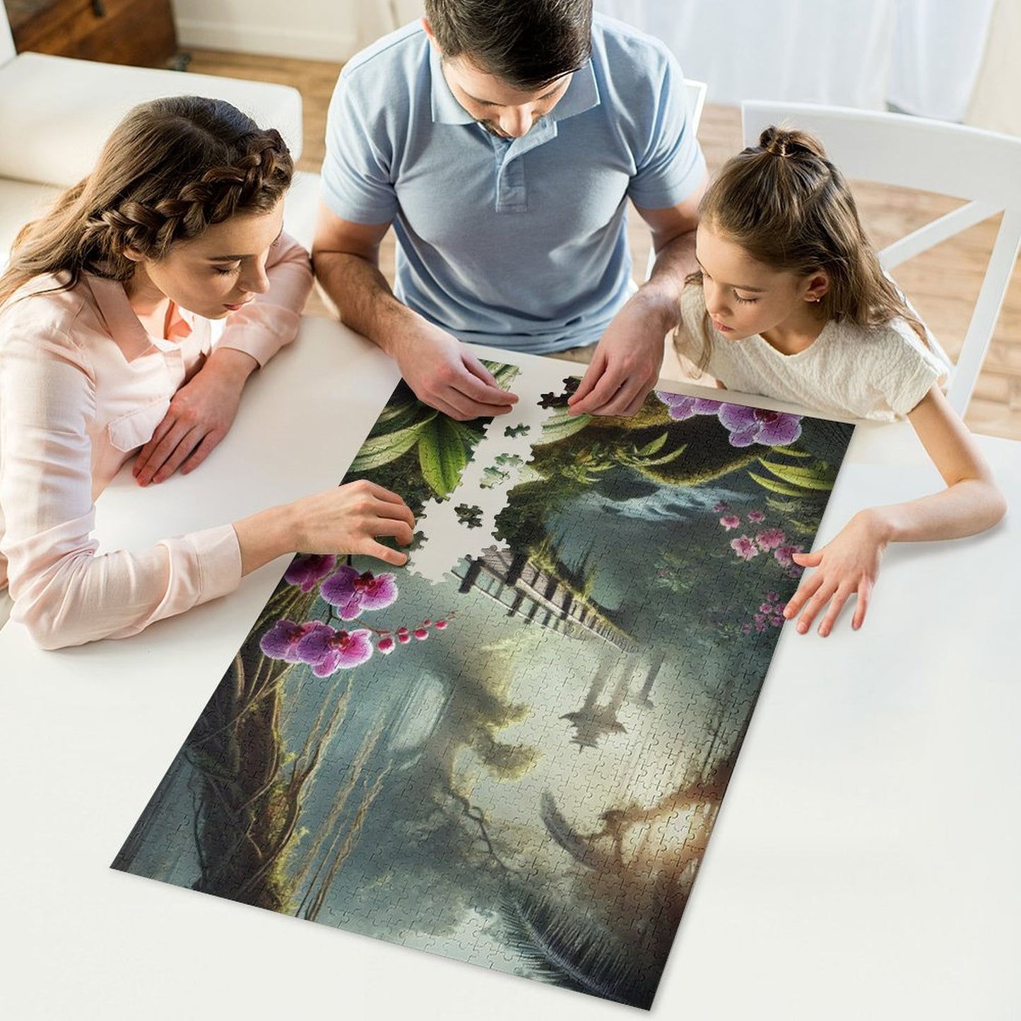 Brücke ins Nebelland by Diynamite Jigsaw Puzzles