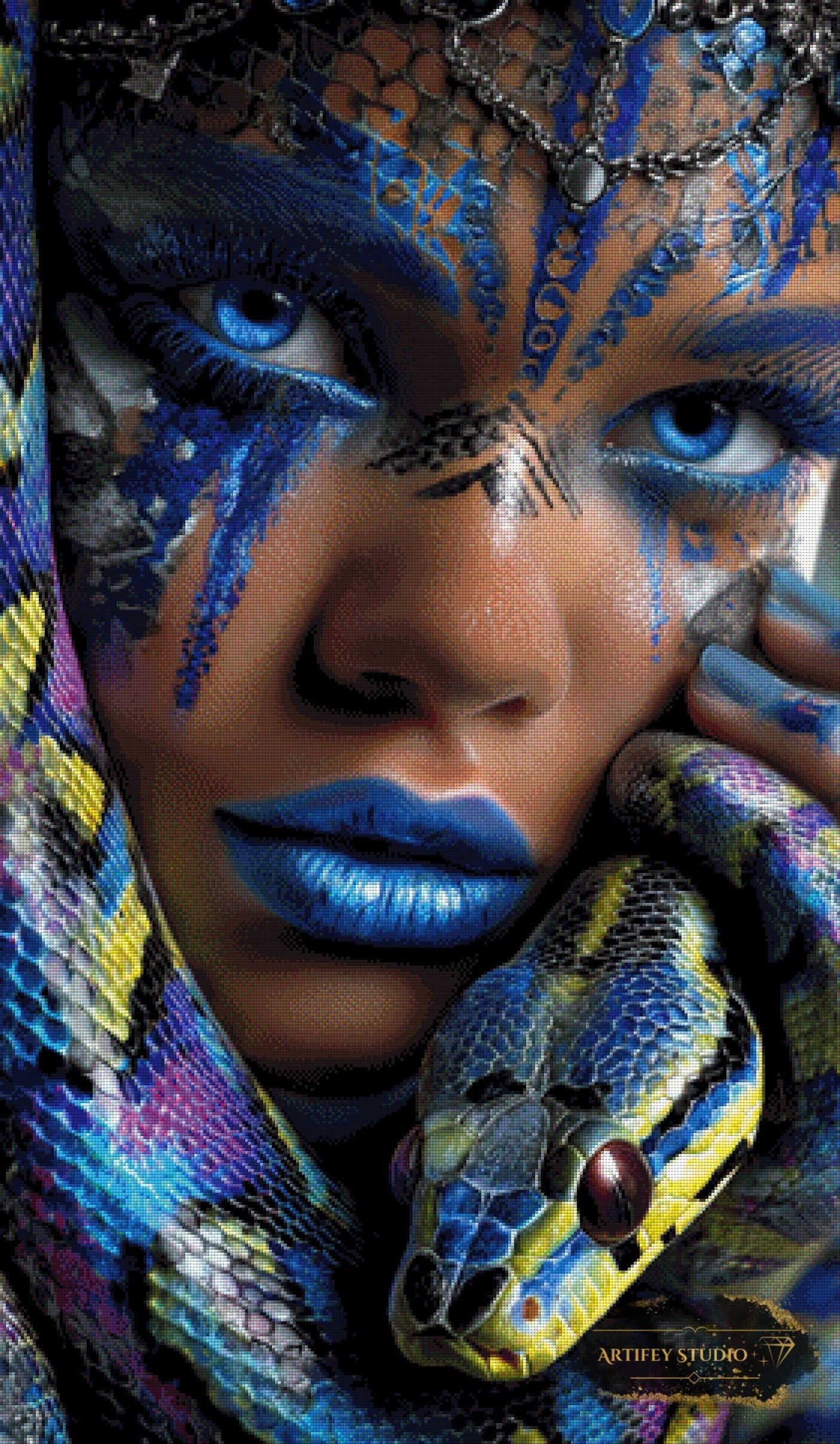 Manasa by Morrigan 70x120 mit 240 Farben