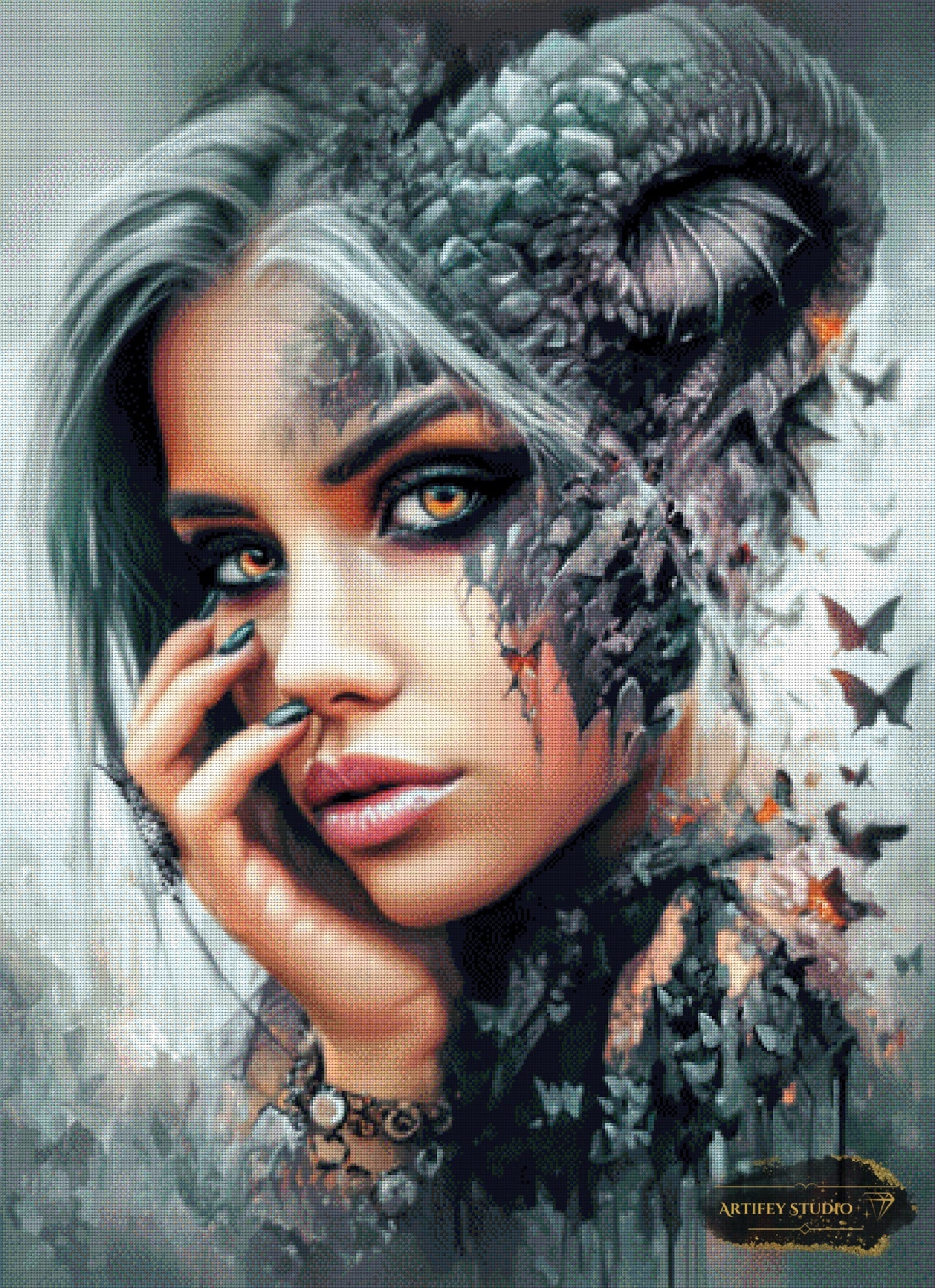 My dark Side by Mirael 80x110 mit 180 Farben