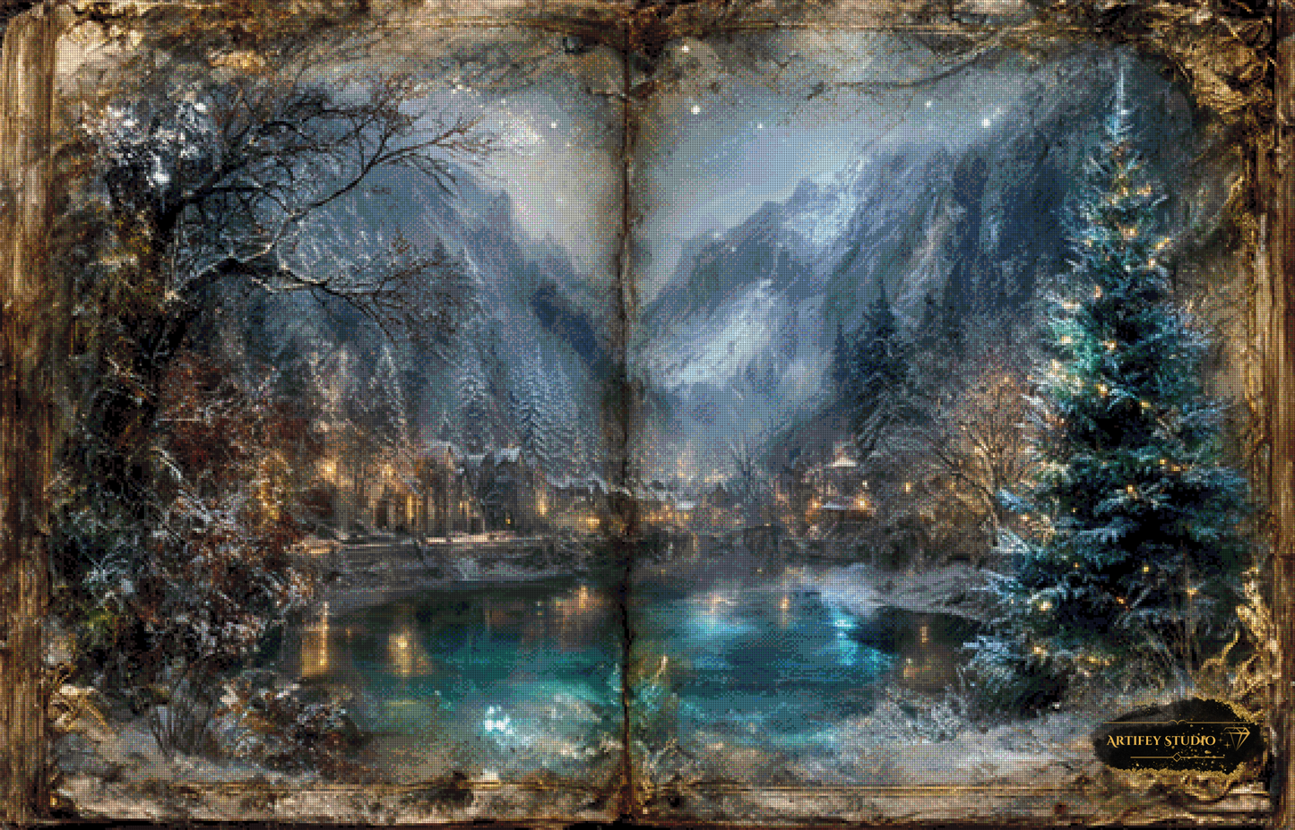 Winterbook II by Morrigan 140x90 mit 200 Farben