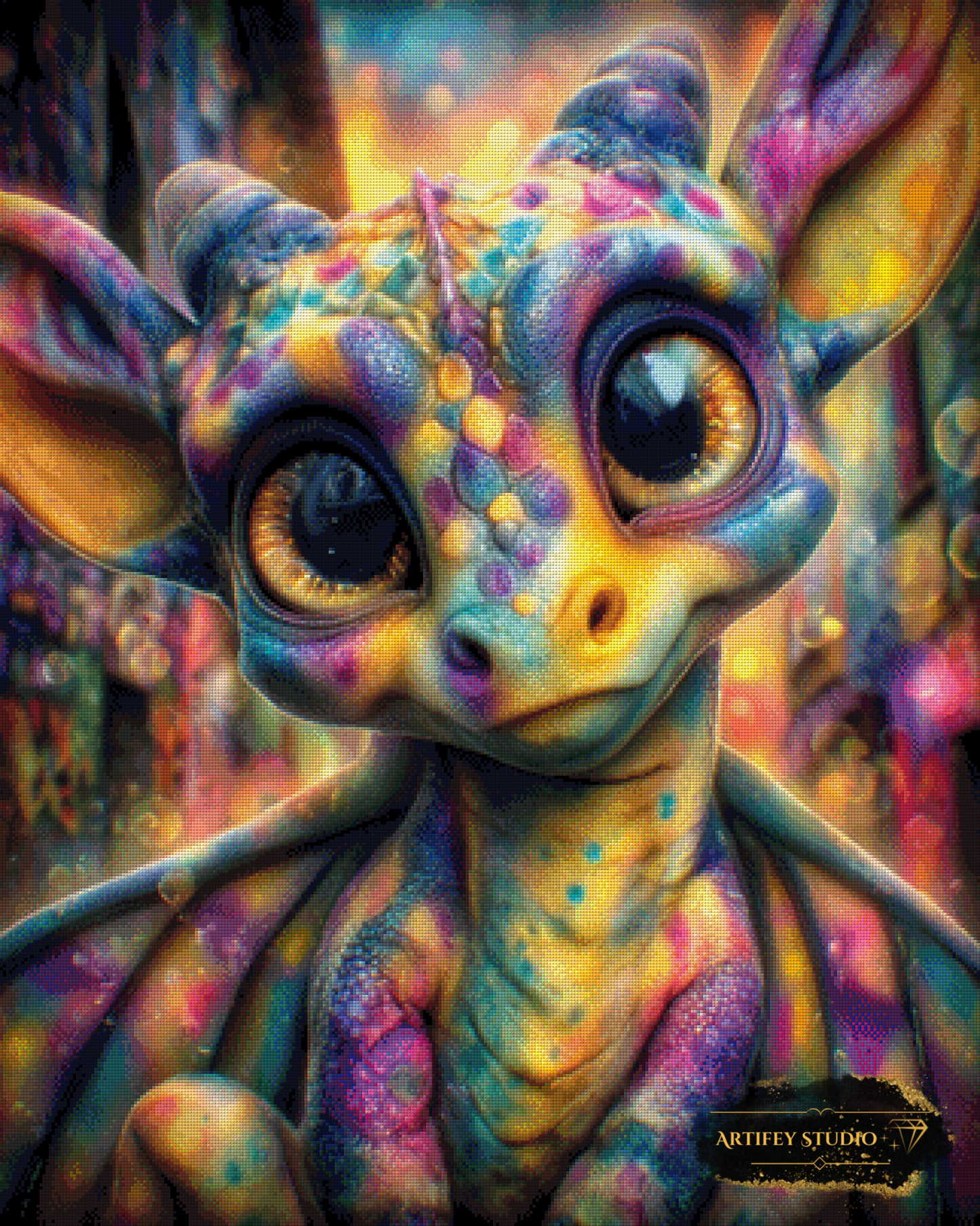 Huanglong by Morrigan 80x100 mit 360 Farben