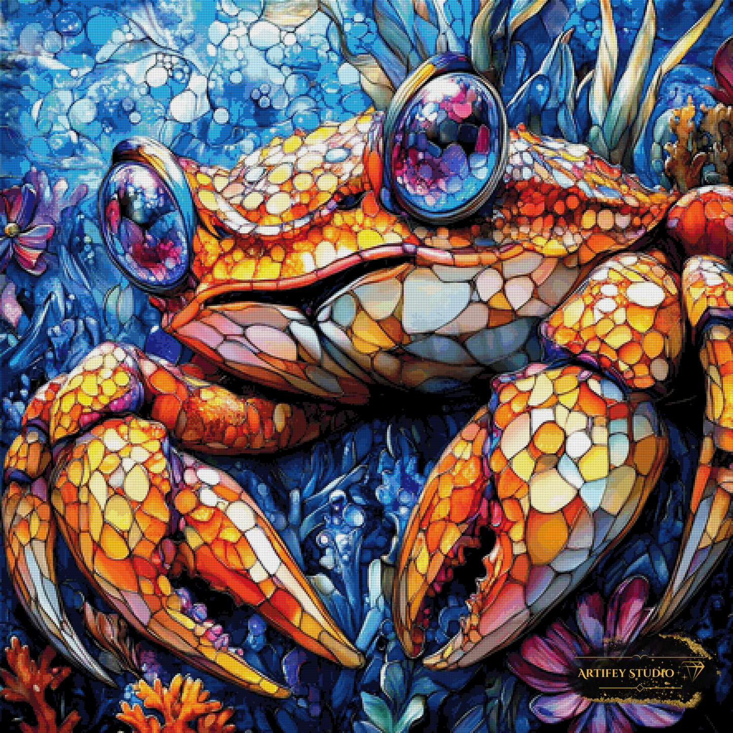 Krabby by Artifey 110x110 mit 375 Farben