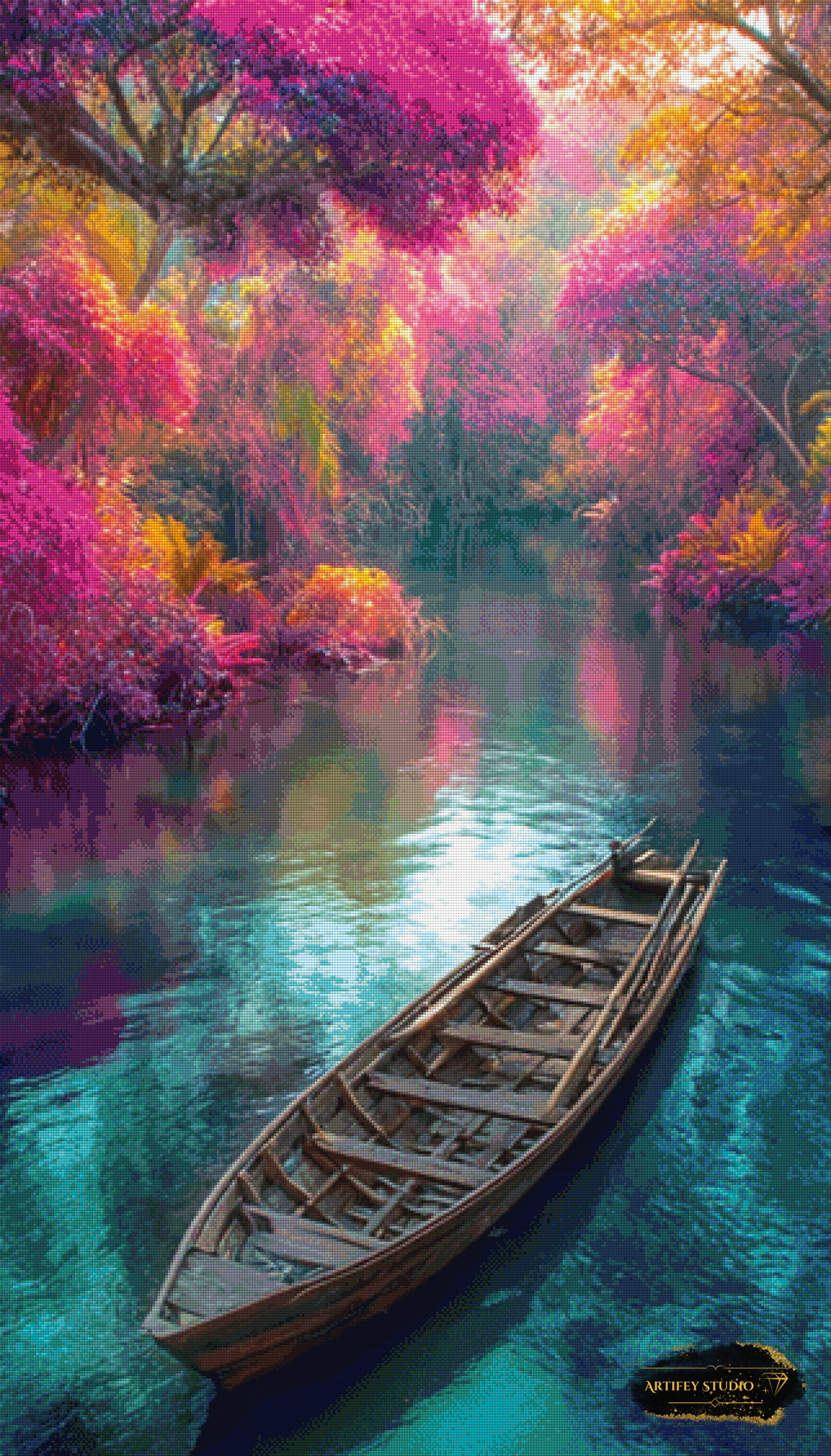 Lonely boot by Artifey 80x140 with 310 colors