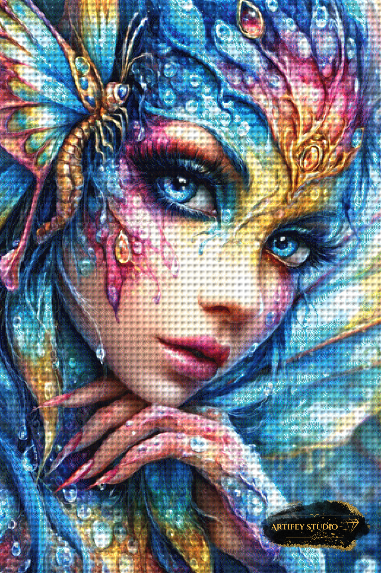 Butterfly Oracle by Artifey 80x120 mit 370 Farben