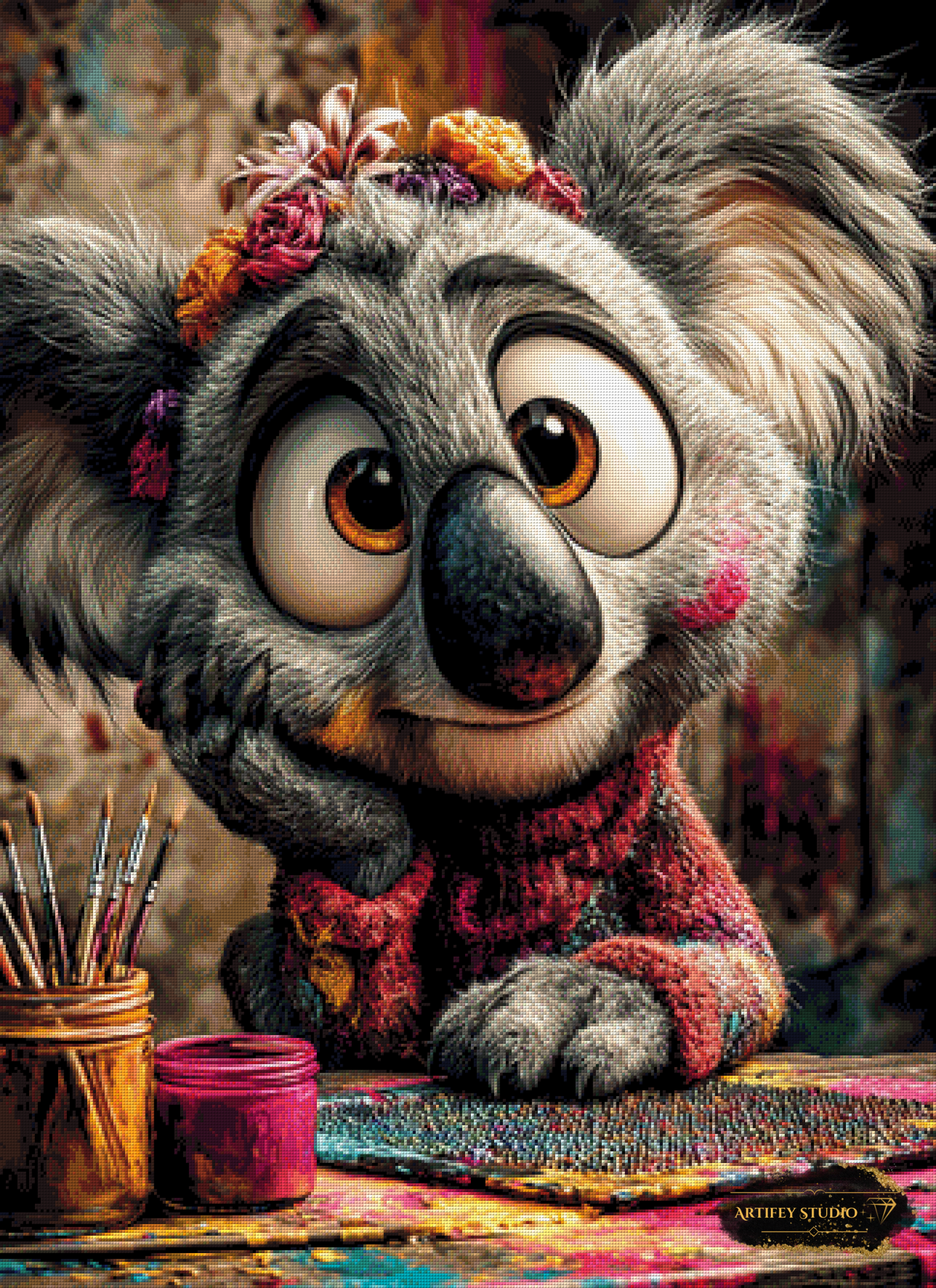 Hobby Time by Mirael 80x110 mit 330 Farben