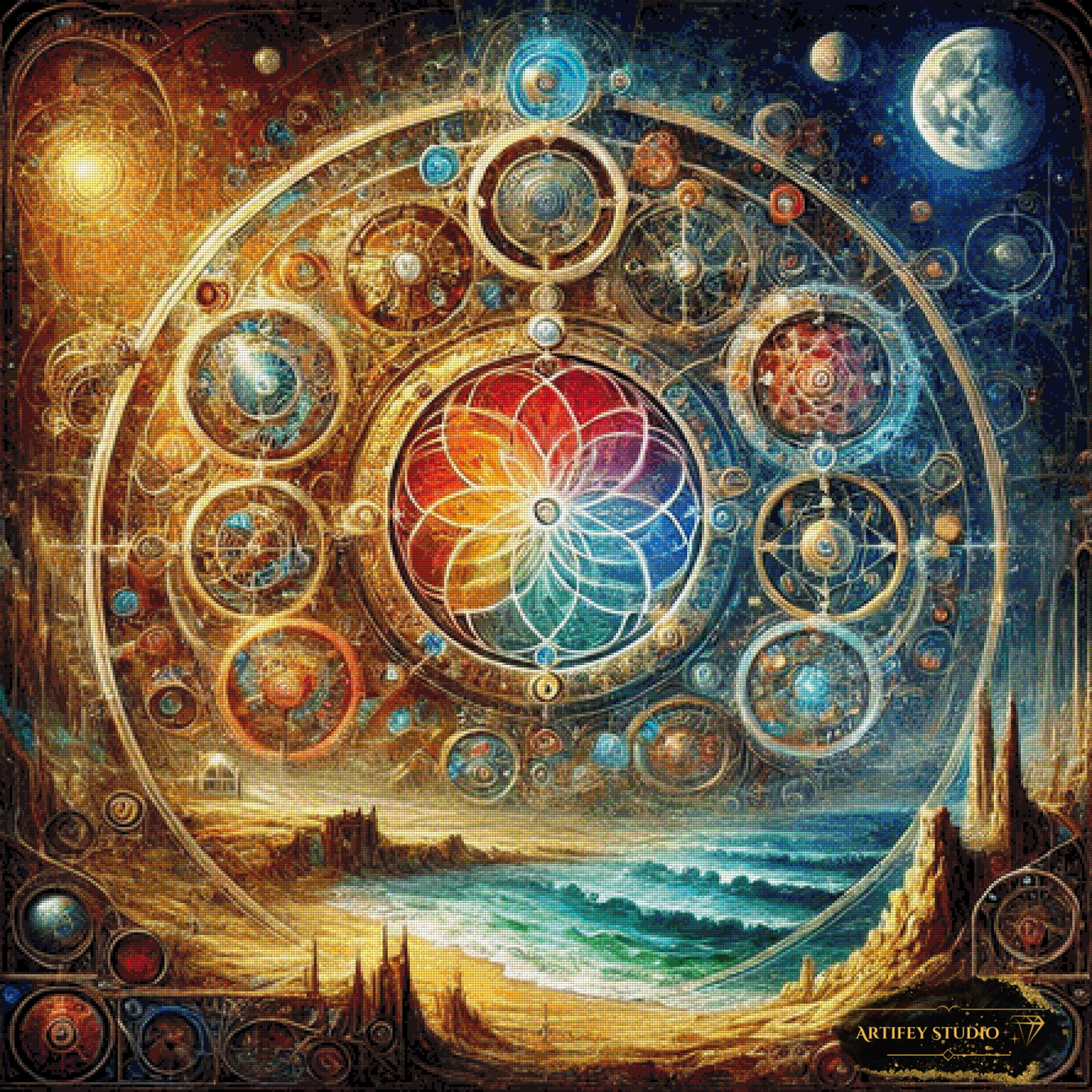 Time of Magic by Artifey 110x110 mit 330 Farben