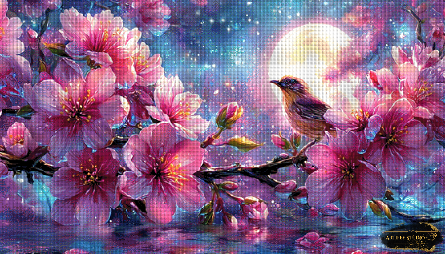 Ein Lied unter der Sakura by Artifey 140x80 mit 310 Farben