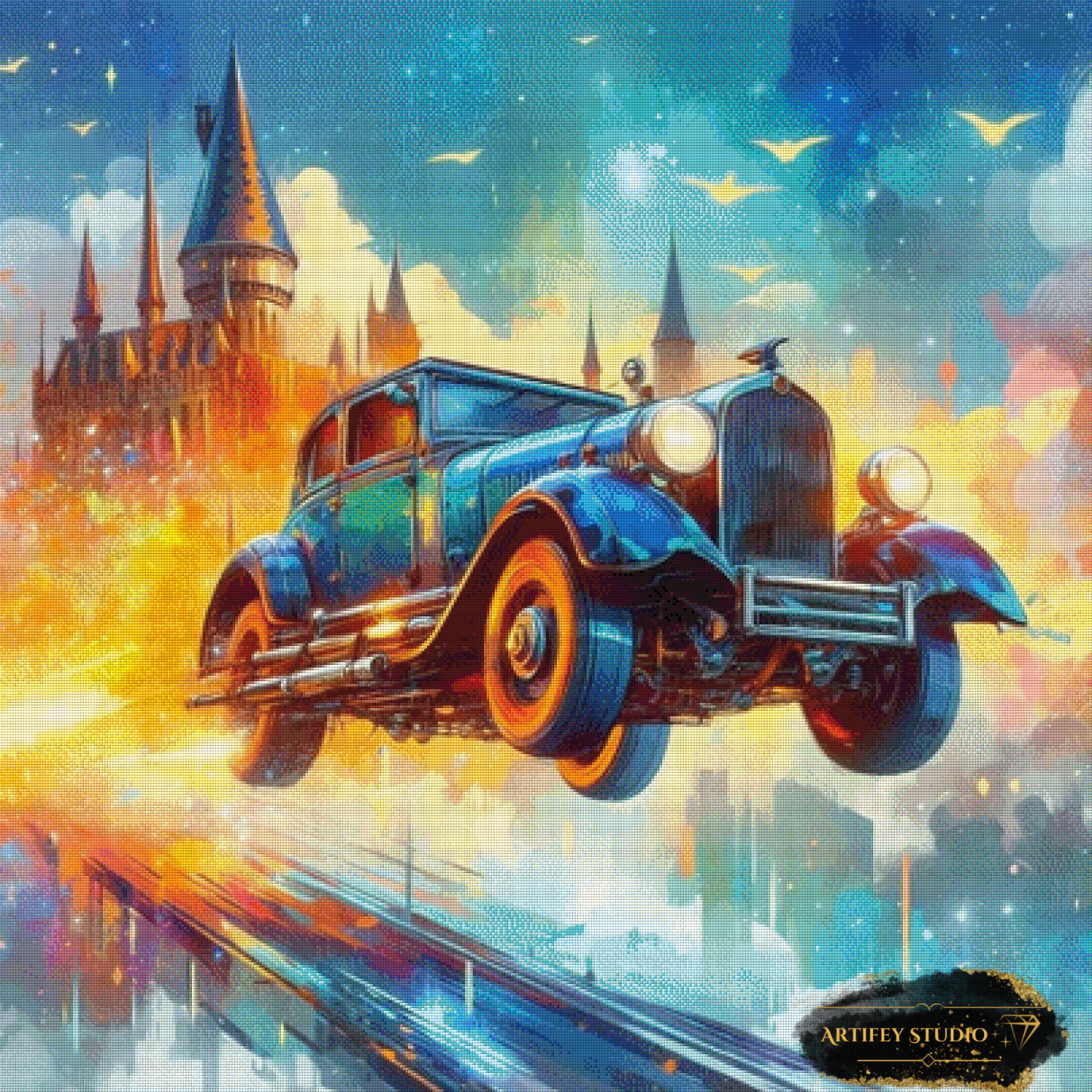 Die Zauberhafte Reise by Artifey 100x100 mit 320 Farben