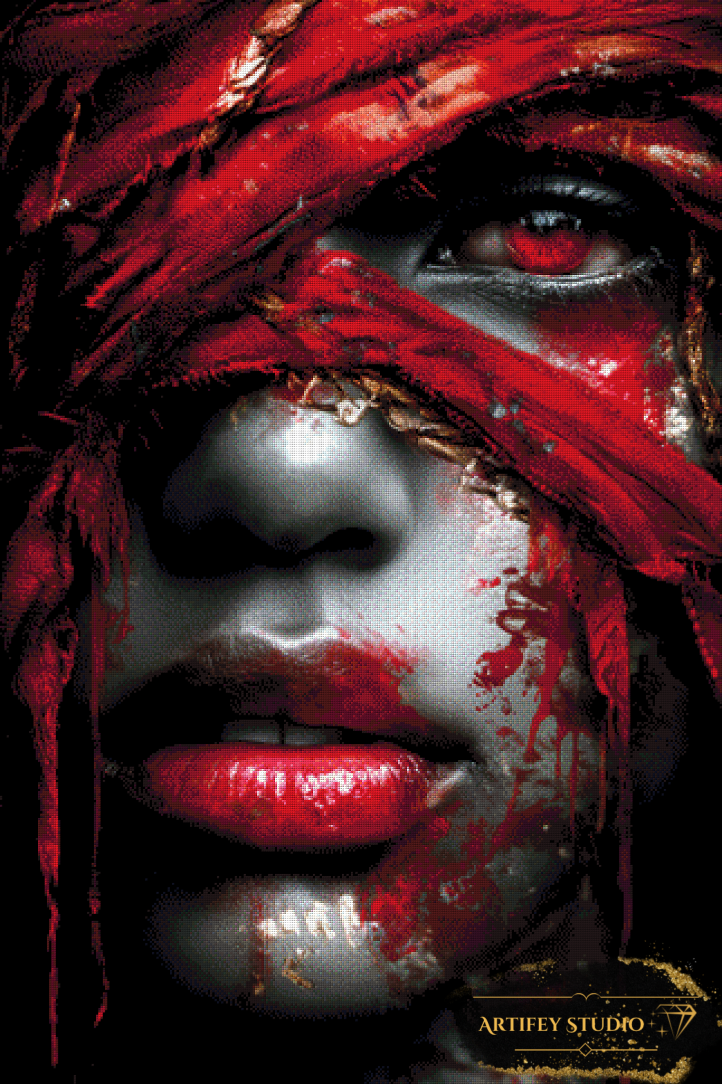 Bloody Mary by Mirael 80x120 mit 190 Farben