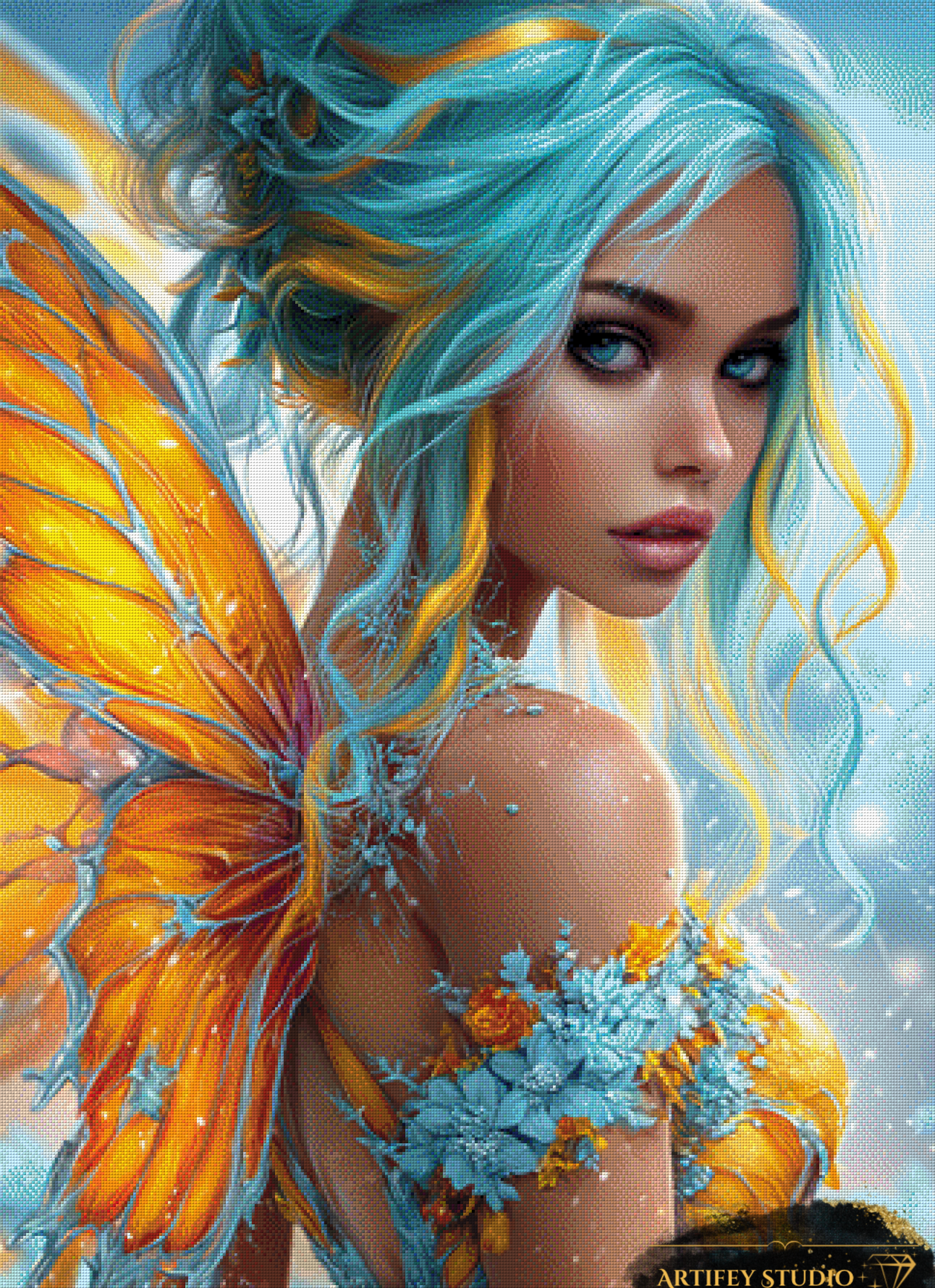 Feuerflügel by Artifey 80x110 mit 270 Farben