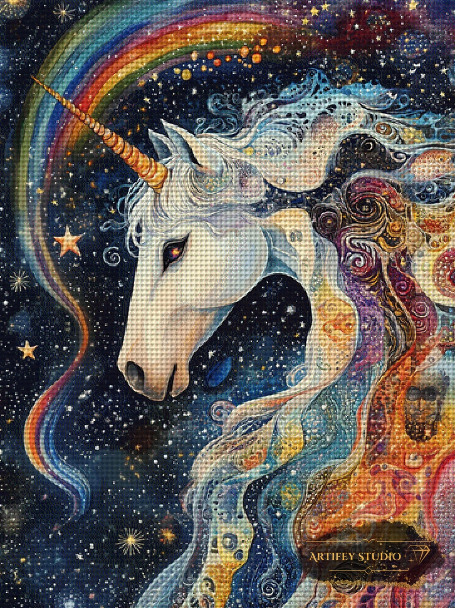 Multiversum by Salzkatze 90x120 mit 300 Farben