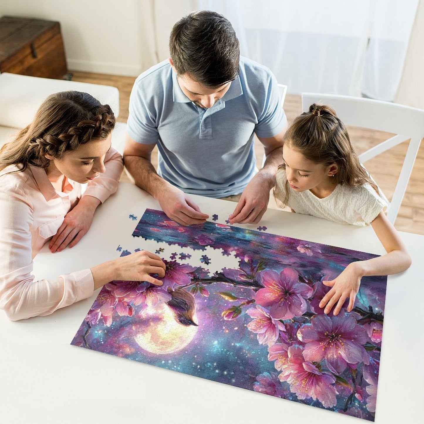 Ein Lied unter der Sakura by Artifey Jigsaw Puzzles