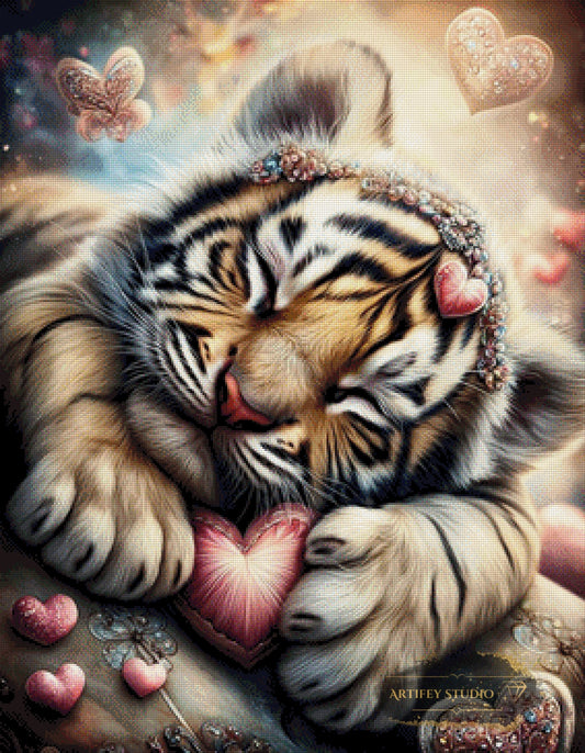 Süße Träume in Streifen by LaViie 70x90 mit 200 Farben