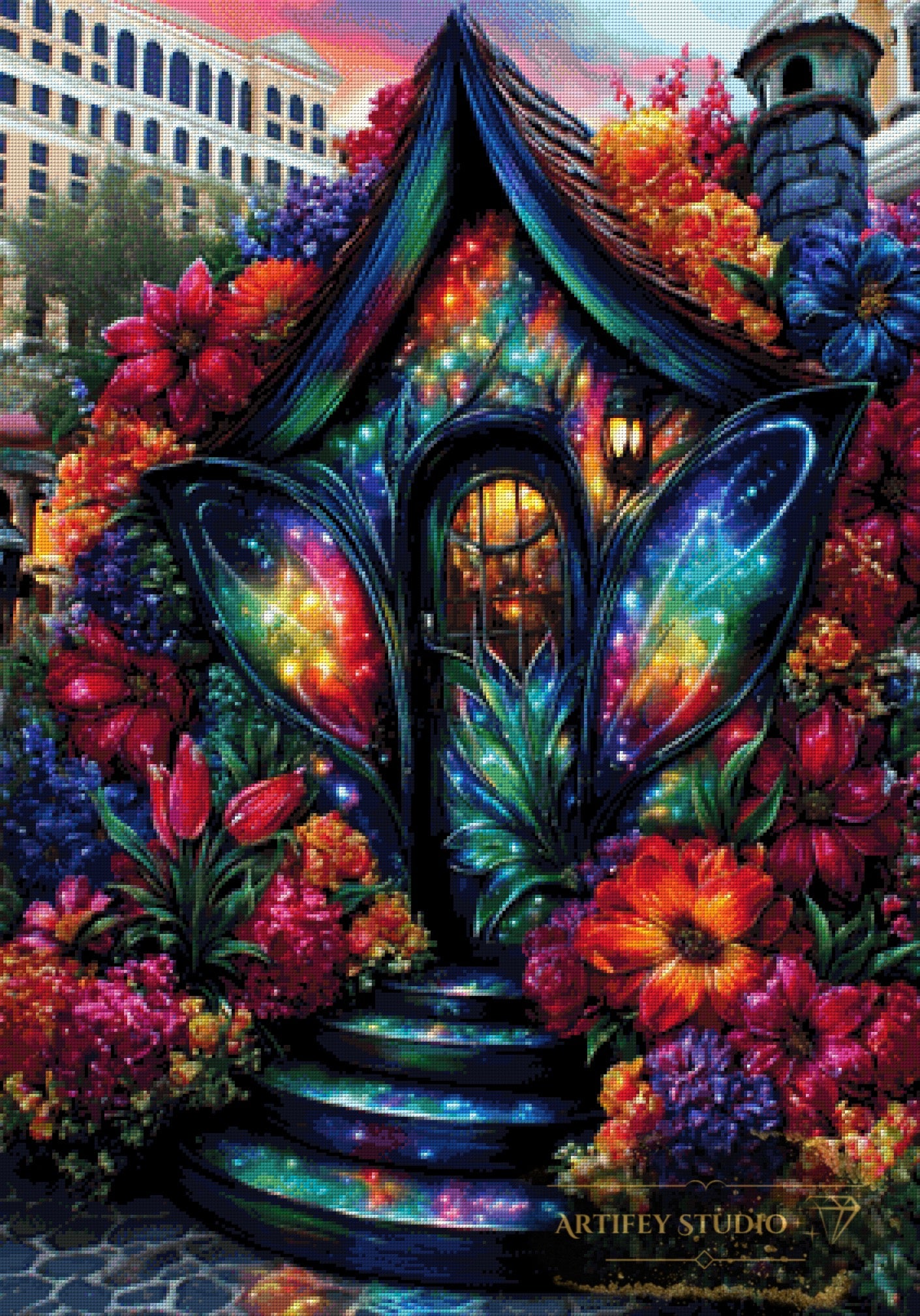 Fairytale House by Artifey 70x100 mit 340 Farben