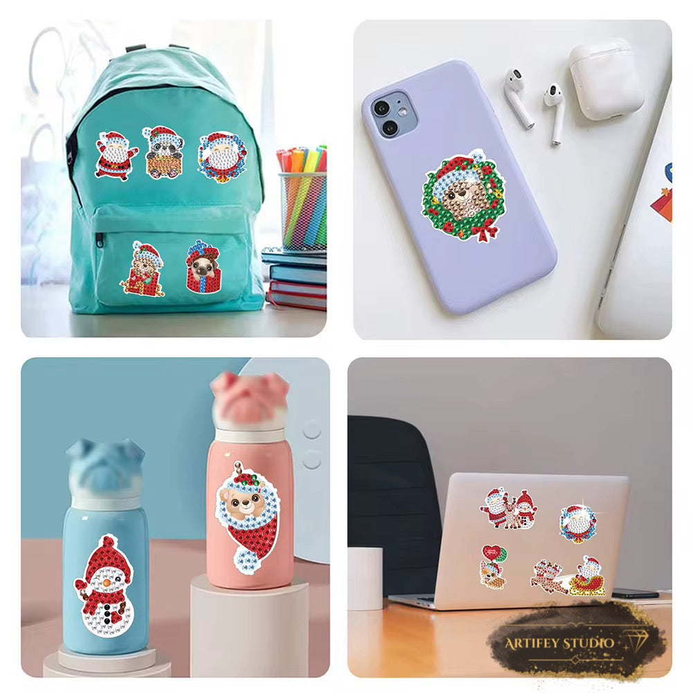 Weihnachtssticker (Aufkleber) Set