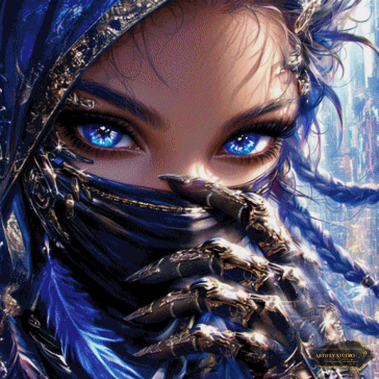 Deep blue Desert by Artifey 90x90 mit 180 Farben