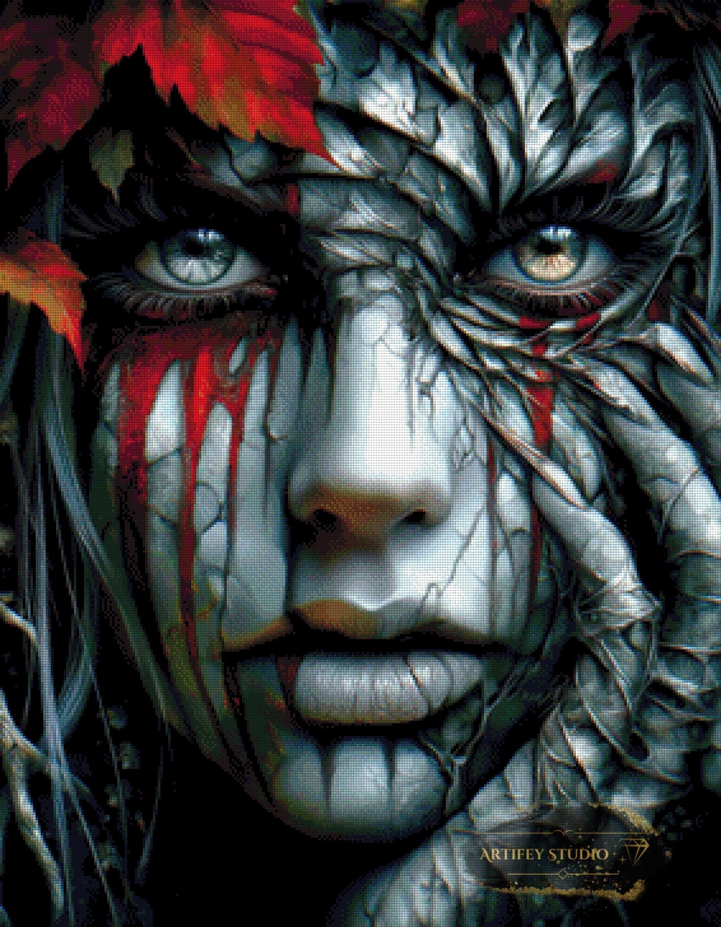 Sylvan Sorceres by Mirael 70x90 mit 180 Farben