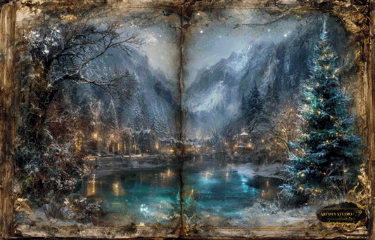 Winterbook II by Morrigan 140x90 mit 200 Farben