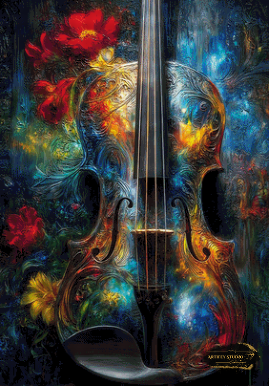 Violin by Skyler 70x100 mit 290 Farben