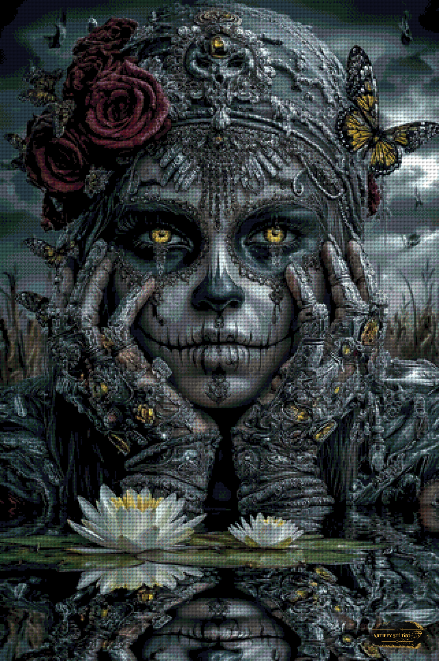 Queen of the Drowned by Artifey 80x120 mit 110 Farben