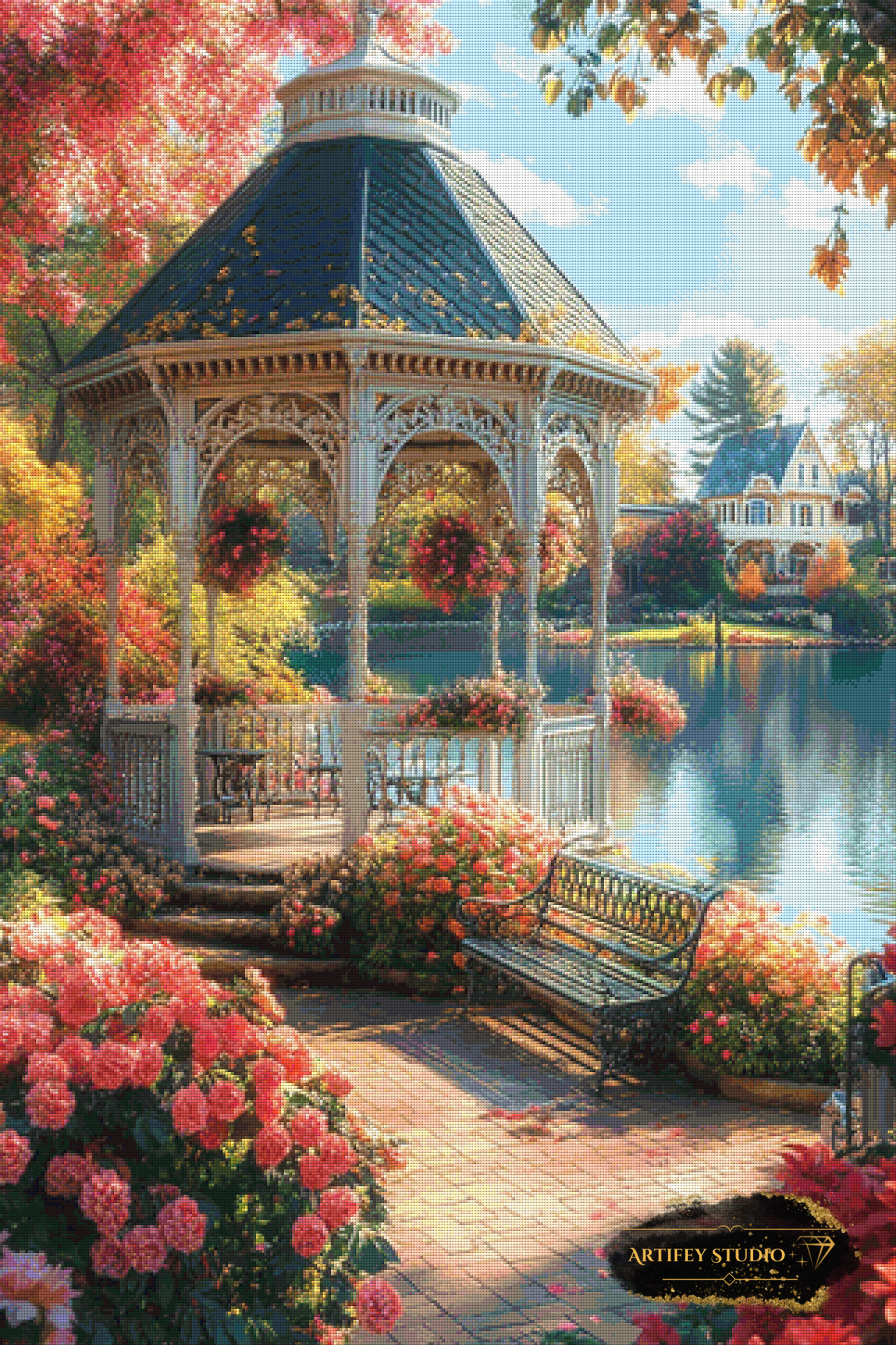 Pärchen Paradies by Artifey 80x120 mit 290 Farben