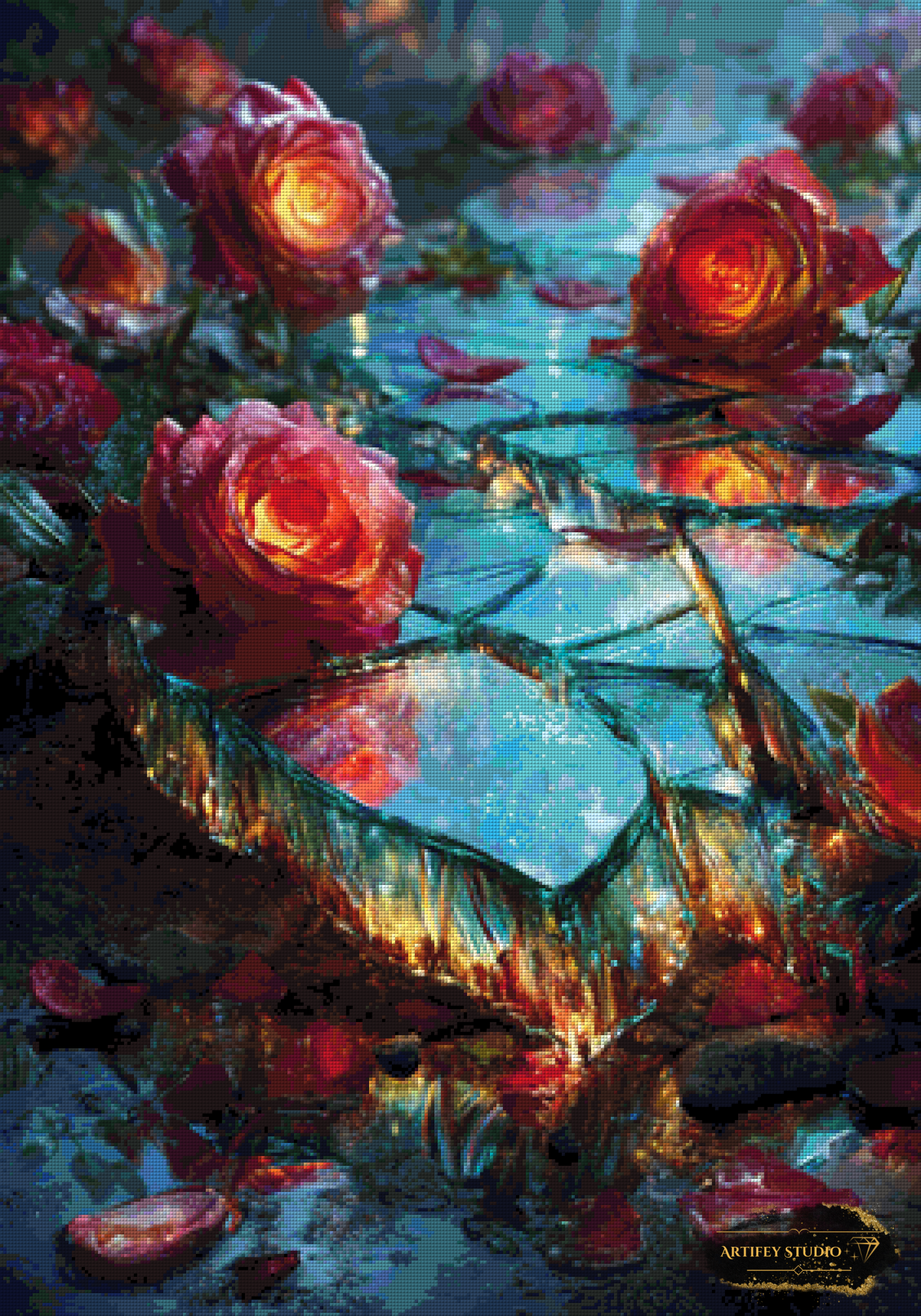 The Fracture by Mirael 70x100 mit 350 Farben