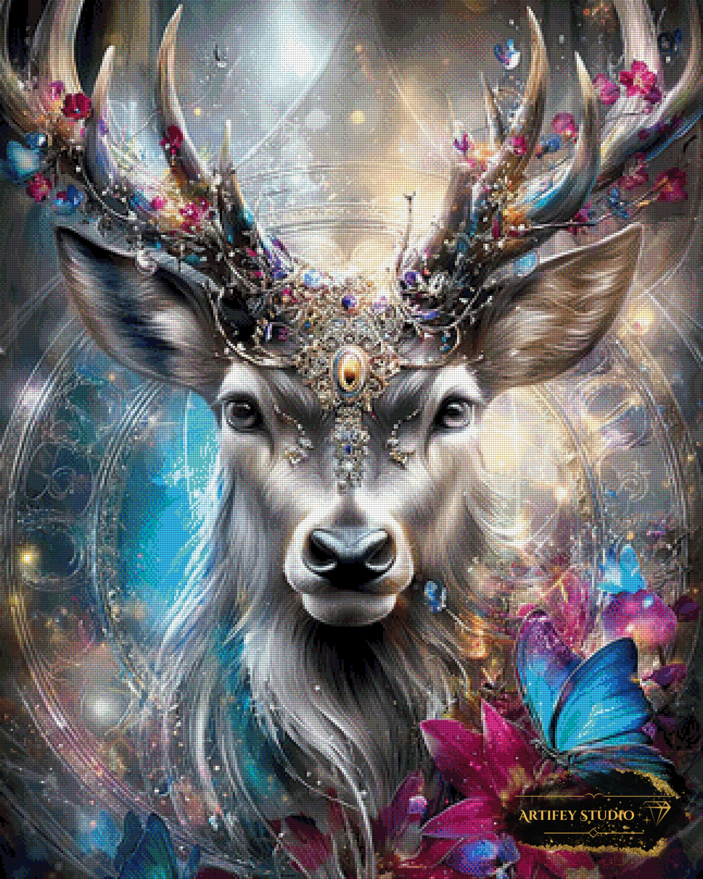 The Antler Oracle by Miarel 80x100 mit 280 Farben