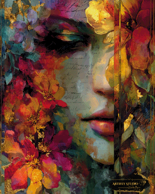 Read me by Mirael 80x100 mit 250 Farben