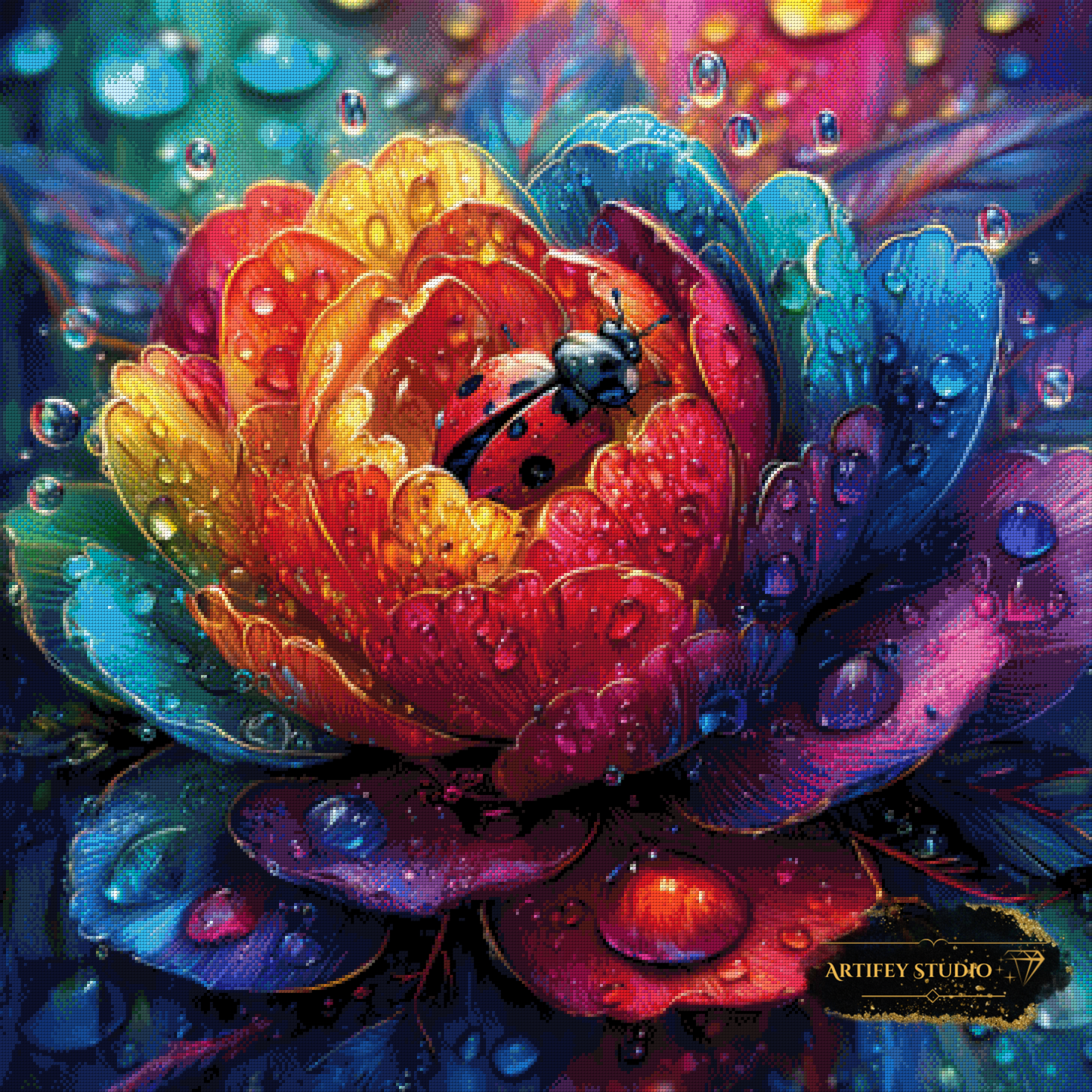 Käferpoesie by Artifey 90x90 mit 380 Farben