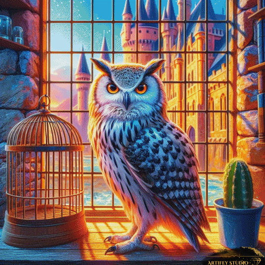 Twilight Messenger by Artifey 100x100 mit 330 Farben