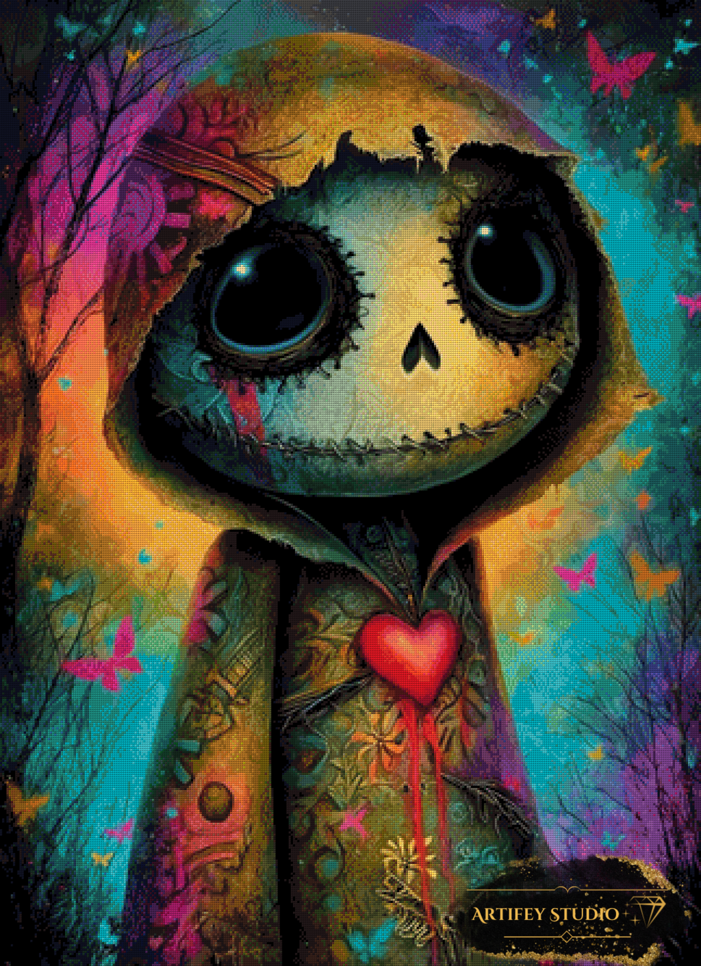 Lucy by Morrigan 80x110 mit 260 Farben