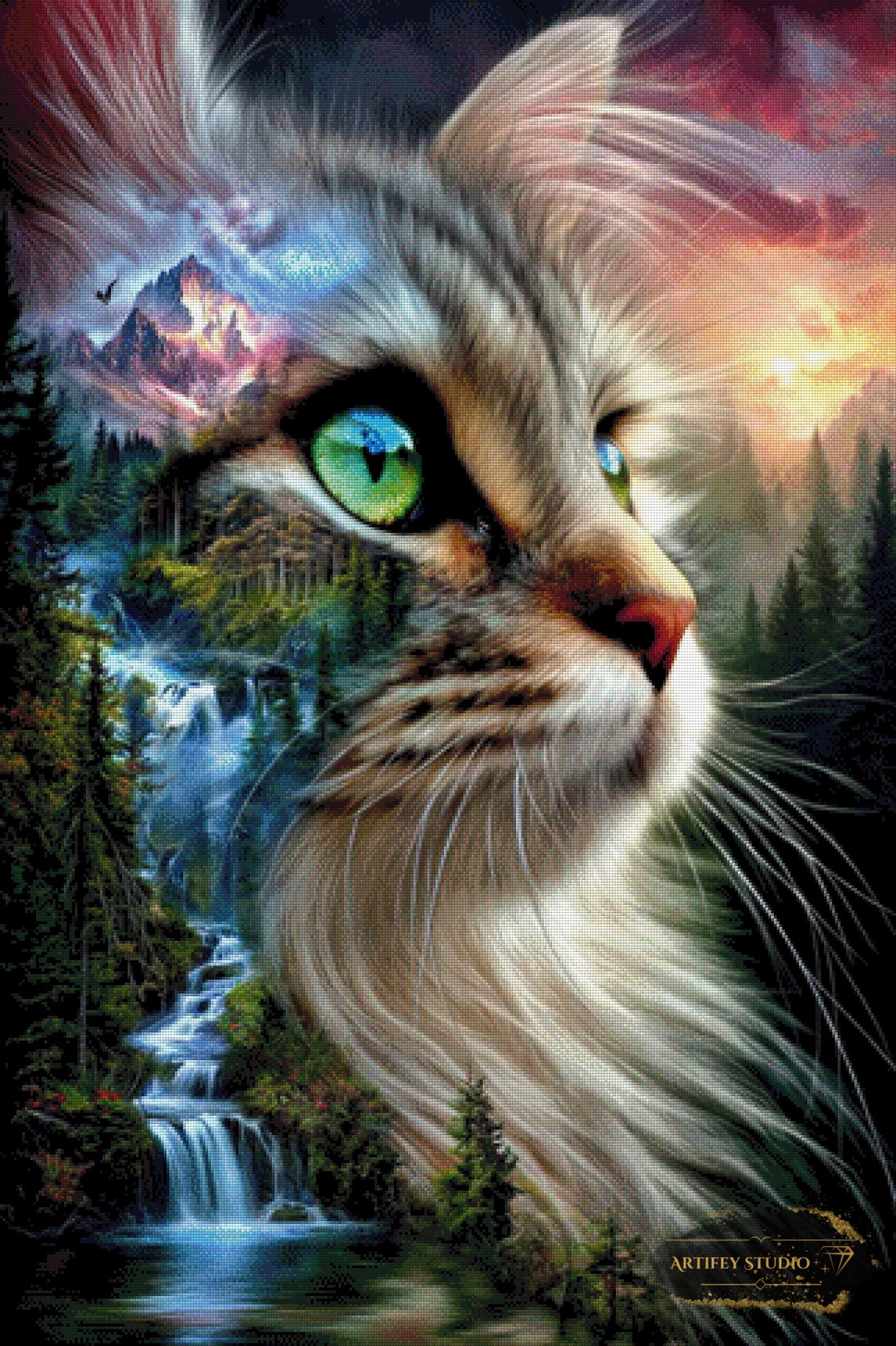 Anima della Montagna by Artifey 80x120 mit 310 Farben