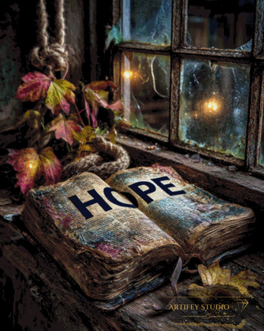 Book of Hope by Morrigan 80x100 mit 200 Farben