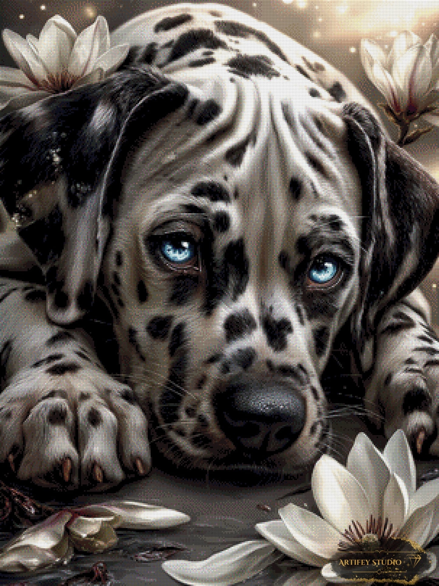 Fleckchen by LaViie 75x100 mit 120 Farben