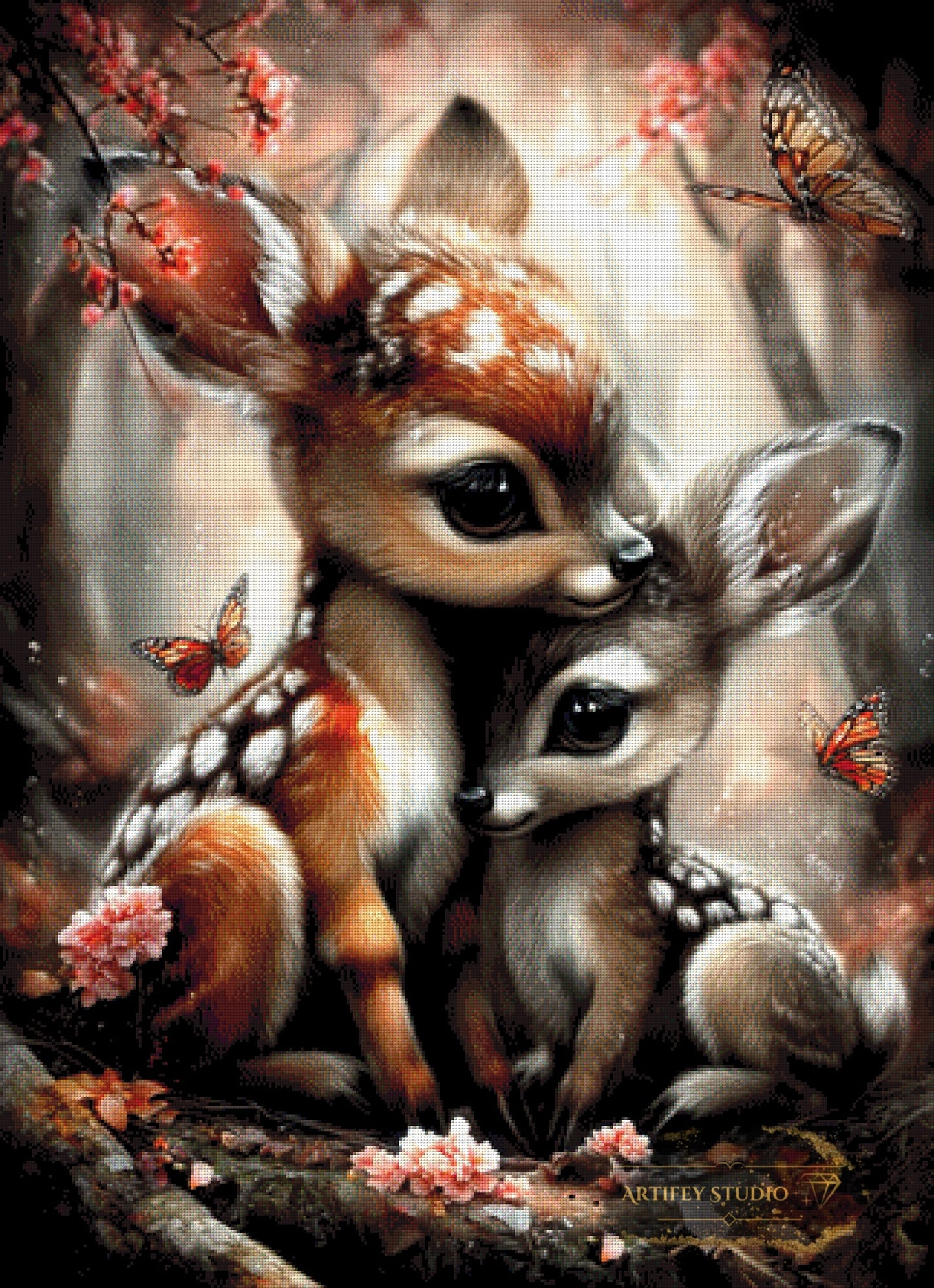 Kitz-Duo by LaViie 80x110 mit 210 Farben