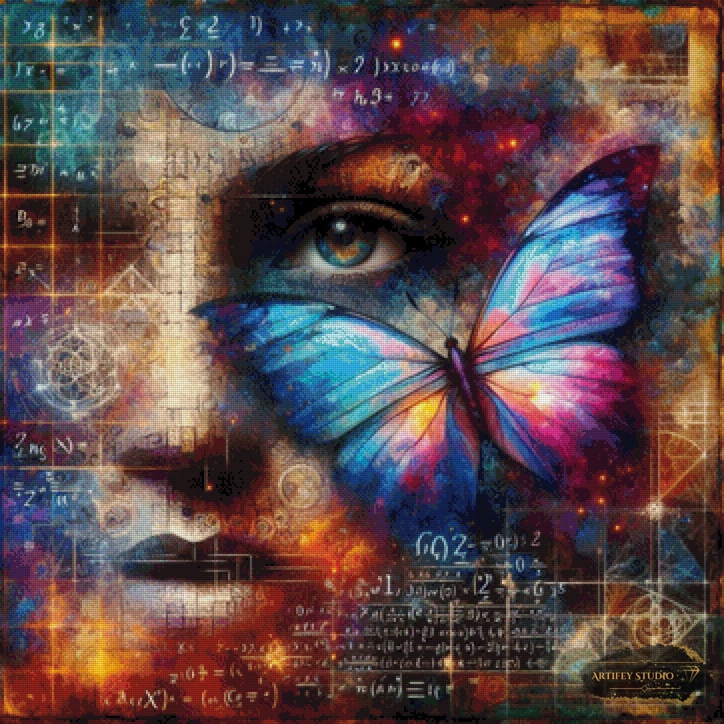 Code der Seele by Diynamite 90x90 mit 320 Farben