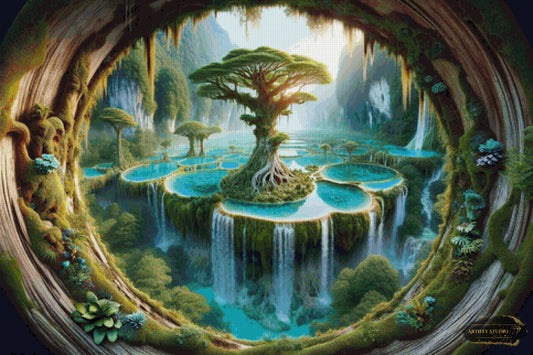 Refexion der Ruhe by Diynamite 120x80 mit 210 Farben