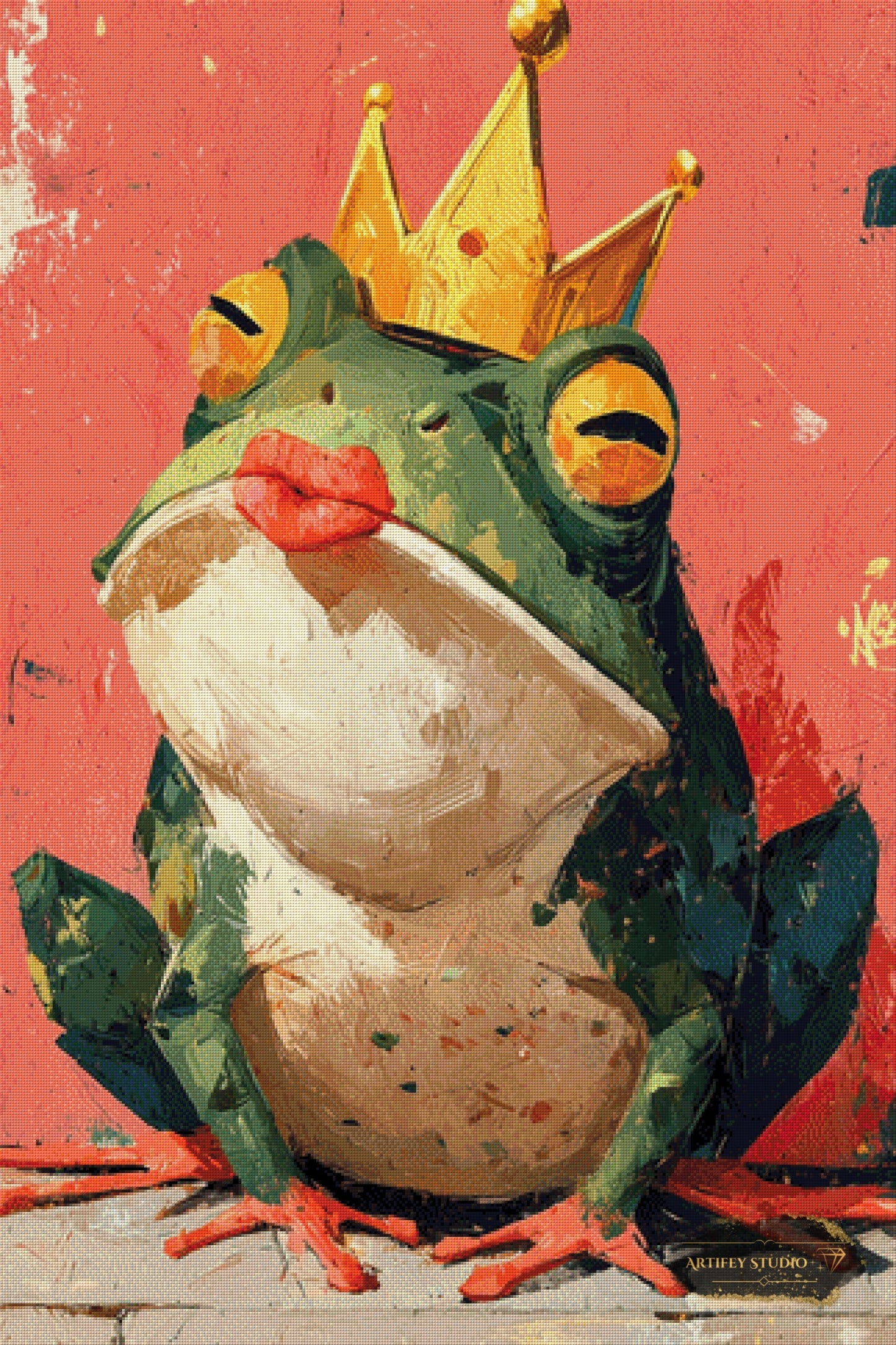 Küss mich by Salzkatze 80x120 mit 230 Farben