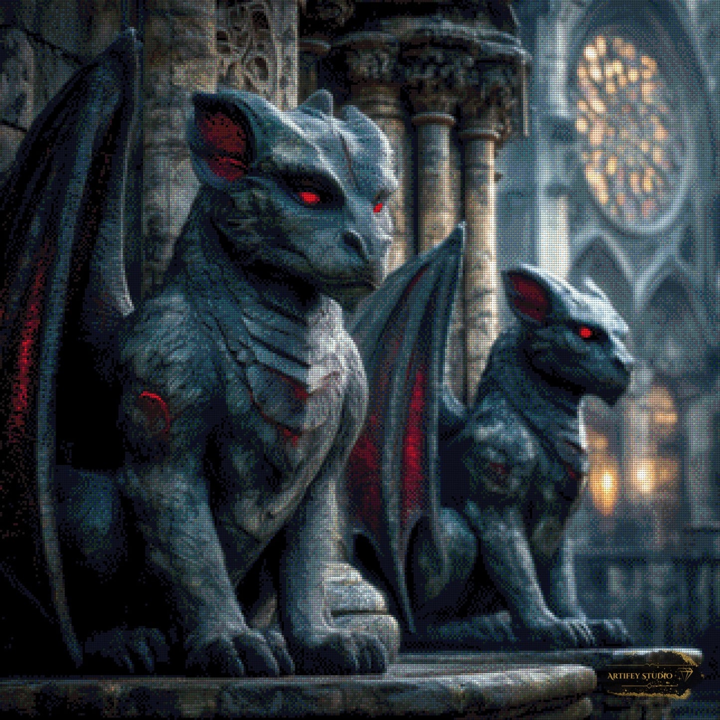 Gargoyles by Morrigan 80x80 with 130 colors