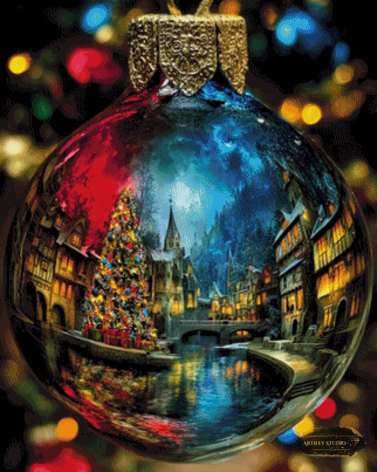 Christmas decoration by Skyler 80x100 mit 240 Farben