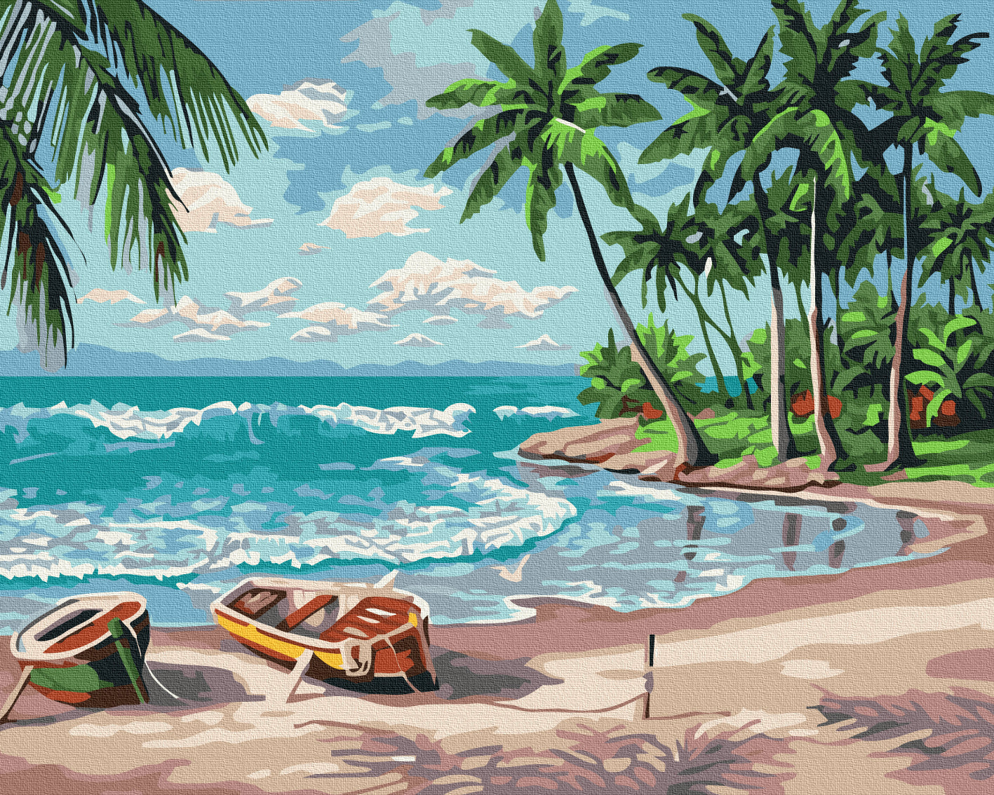 Premium Malen nach Zahlen „Symbole von London“