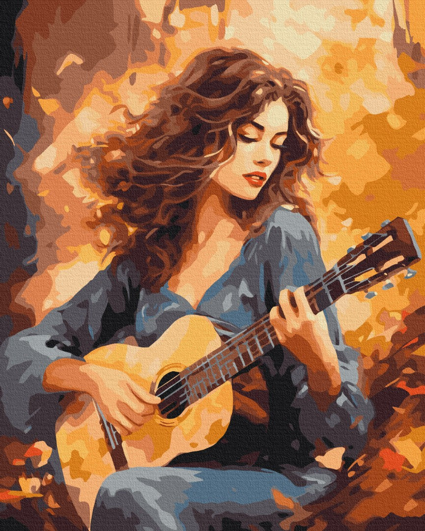 Premium Malen nach Zahlen „Herbstromanze“