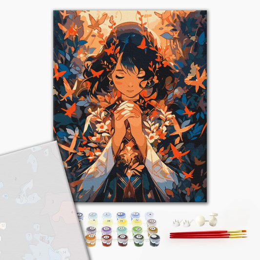 Premium Malen nach Zahlen „Wunsch erfüllt“