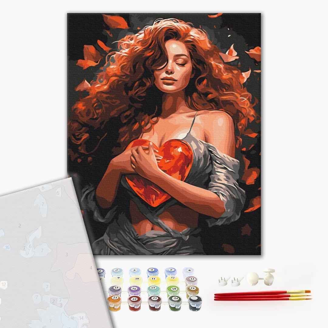 Premium Malen nach Zahlen „Wächter der Liebe“