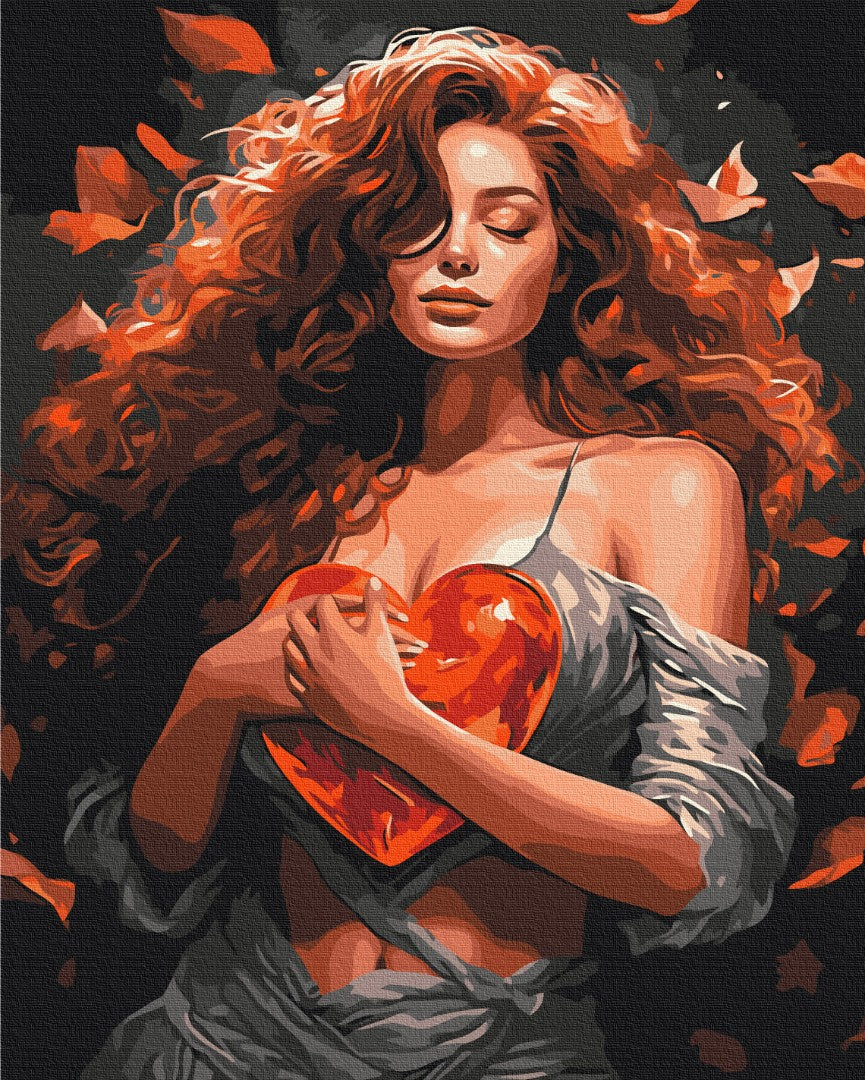 Premium Malen nach Zahlen „Wächter der Liebe“