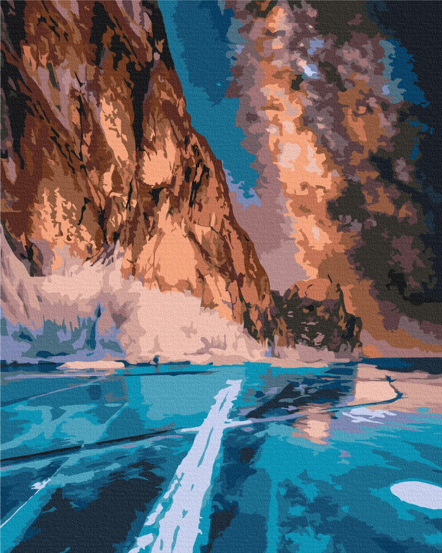 Premium Malen nach Zahlen „Nördliche Schönheit“