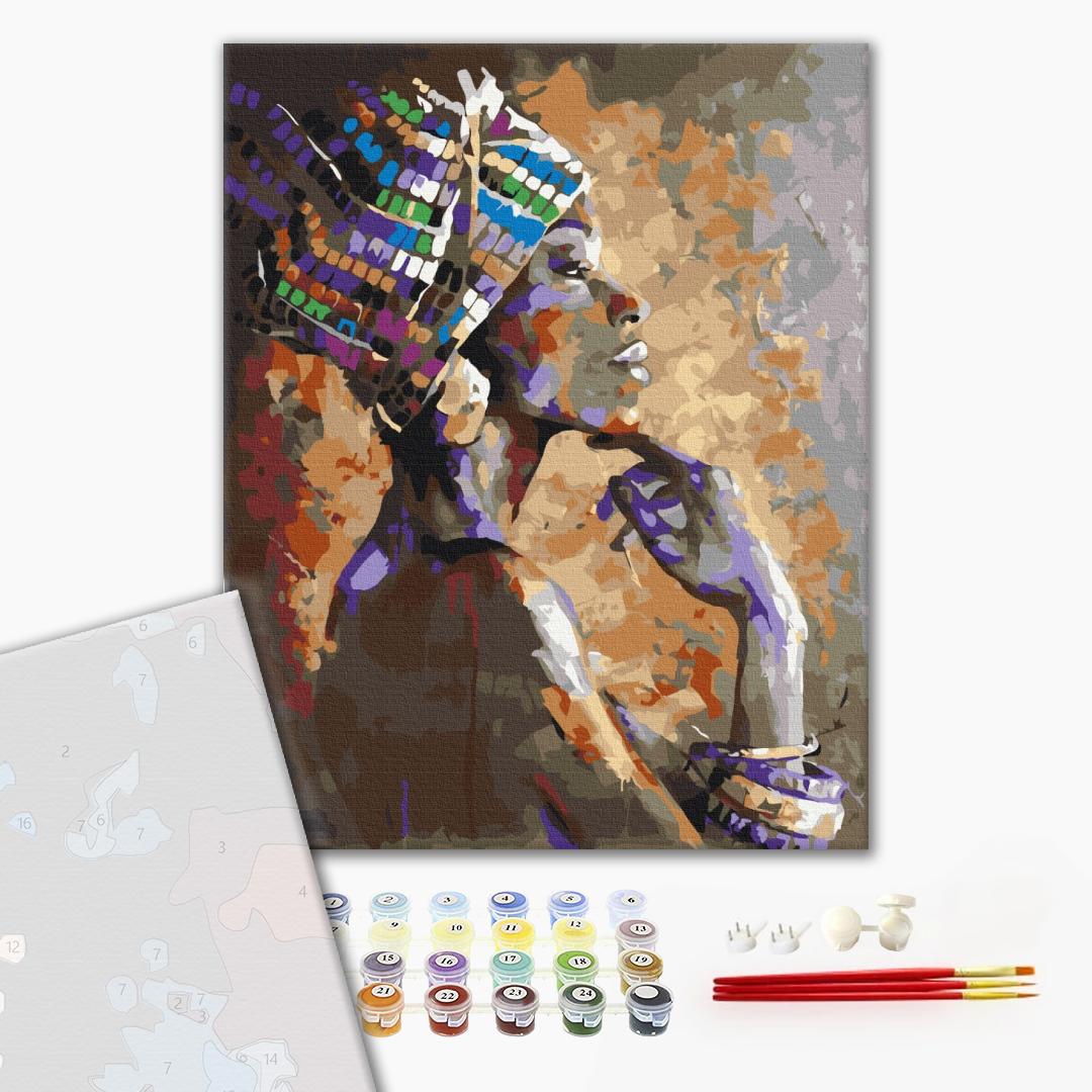 Premium Malen nach Zahlen „Hexe“