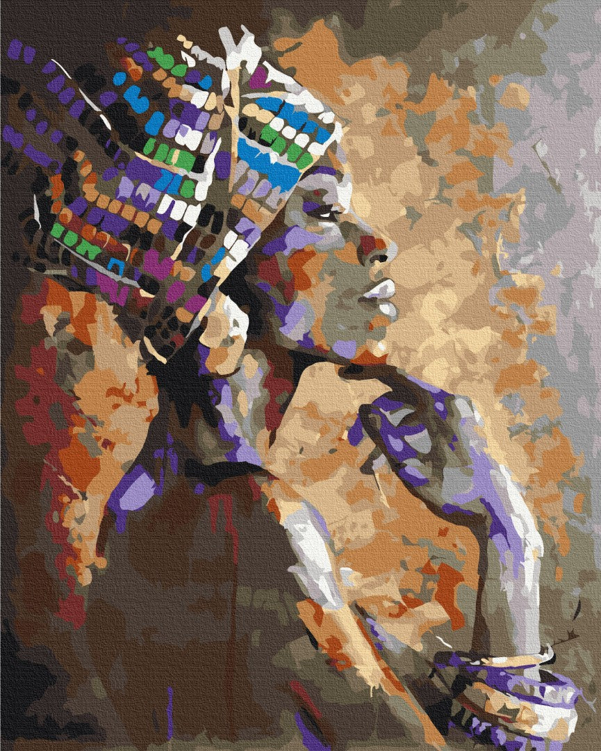 Premium Malen nach Zahlen „Hexe“